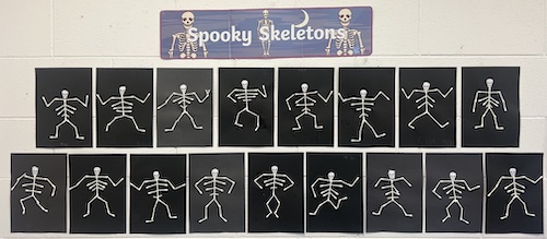 spooky skeletons